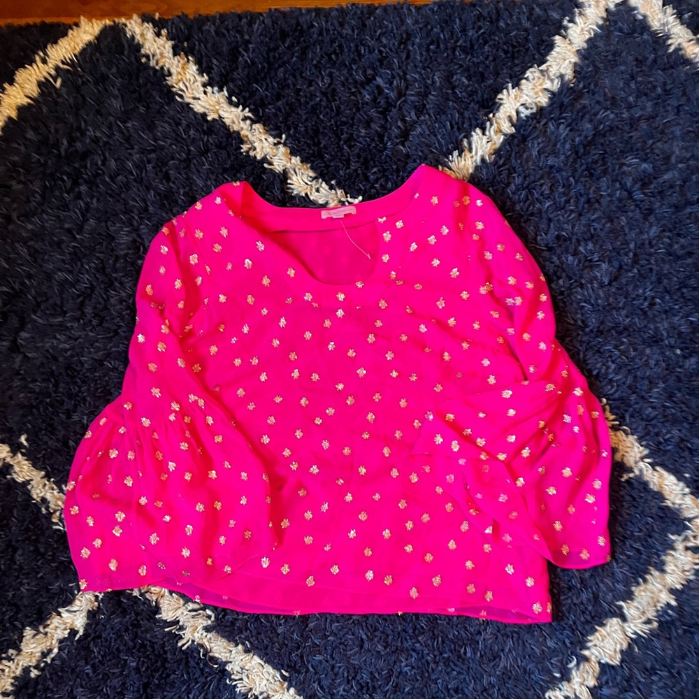Lilly Pulitzer Silk Top Large